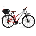 Baül portacasco bicicleta 17L negre JZH-818 per a 1 casc amb pany