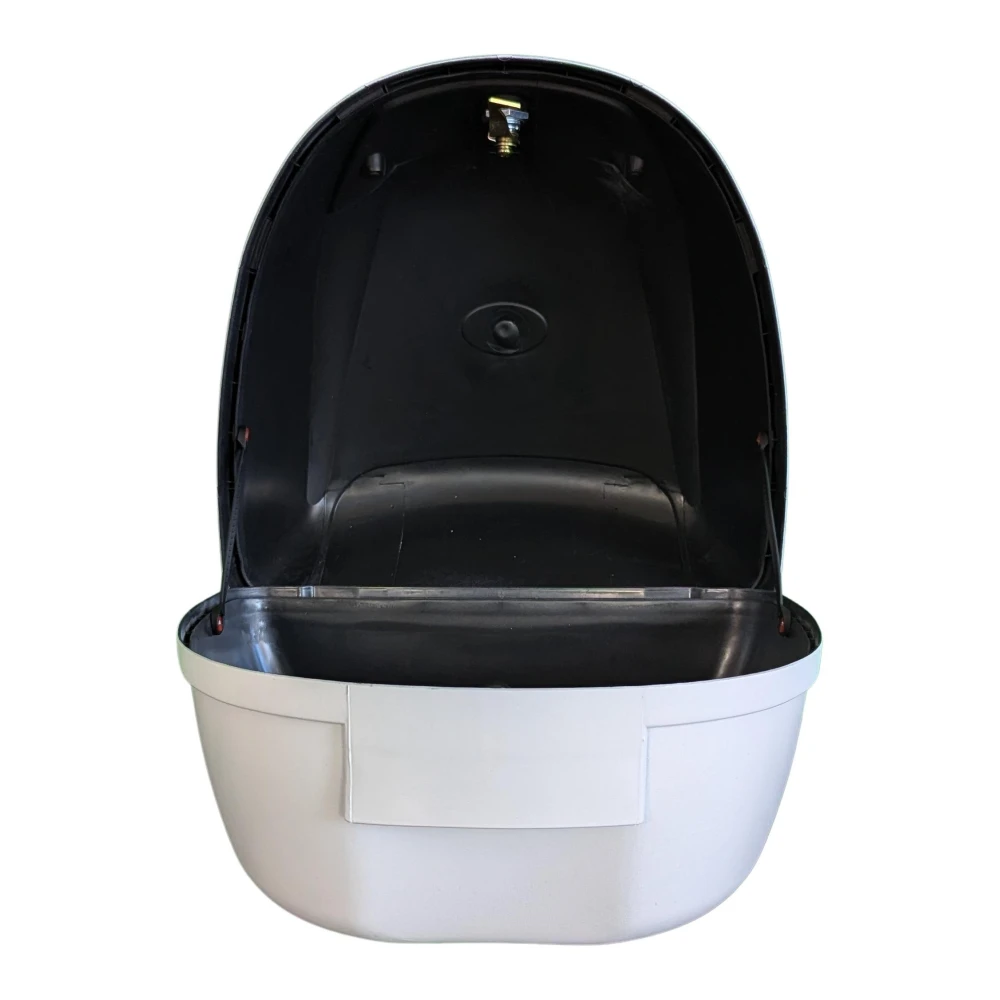 Baül universal per a moto 28L blanc - Porta casc Mod-YM-0807
