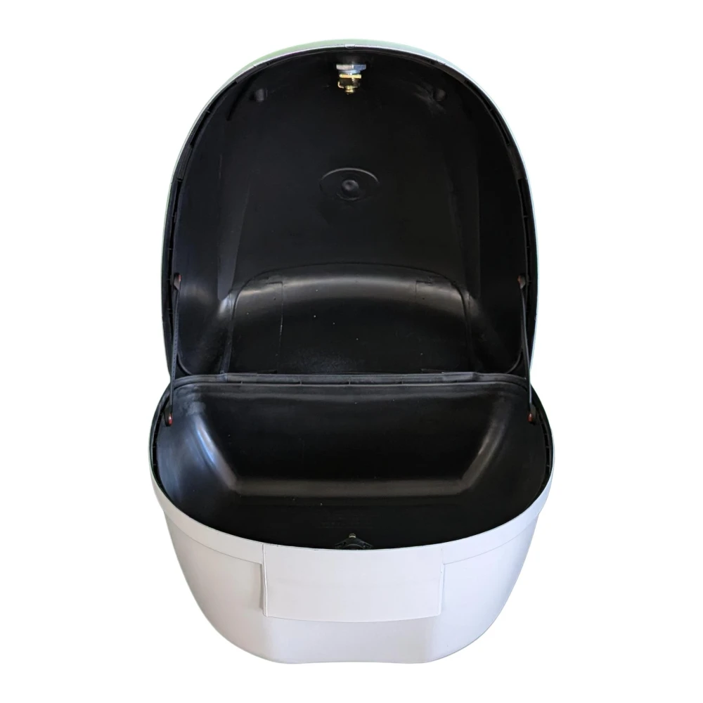 Baül universal per a moto 28L blanc - Porta casc Mod-YM-0807