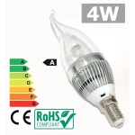 Bombeta LED E14 4W 3300K llum càlida per a una il·luminació eficient i natural