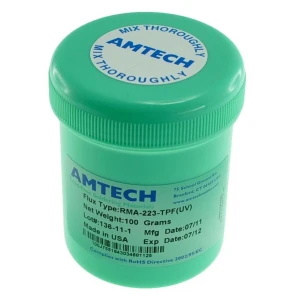Bote 100cc Amtech RMA-223-TPF(UV) flux de soldadura electrònica