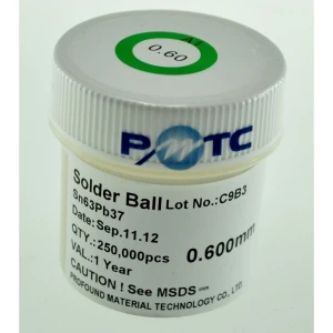 Pot de boles d’estany amb plom 0,45mm 250.000 unitats per a soldadura BGA