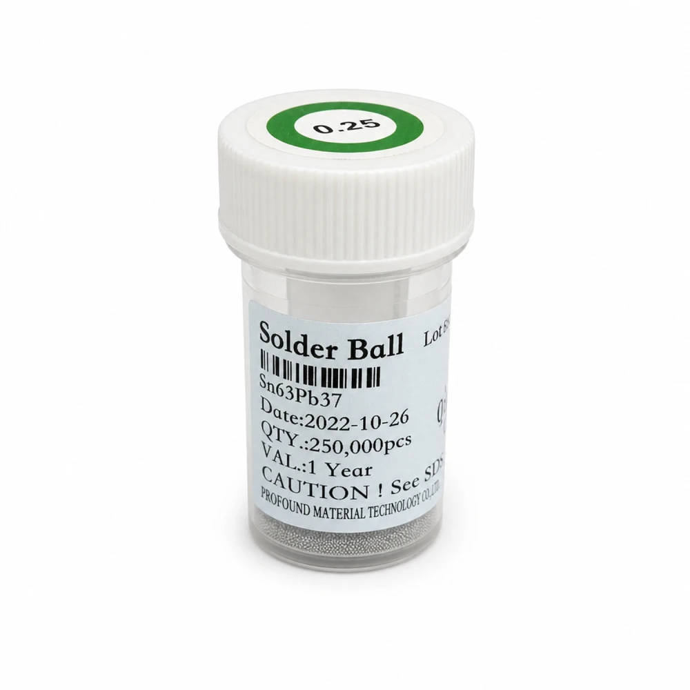 Pot boles soldadura amb plom 0,25mm 250.000 unitats per a soldadura BGA
