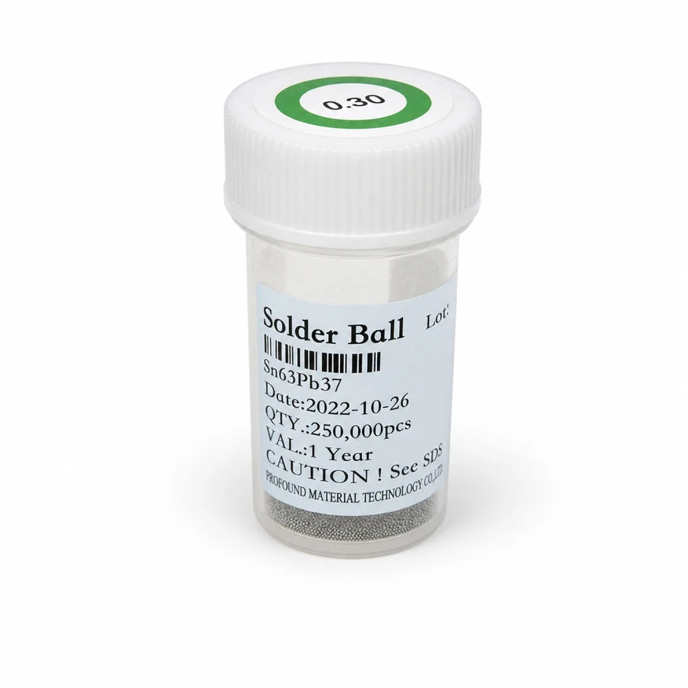 Pot boles soldadura amb plom 0,30mm 250.000 unitats per a soldadura BGA