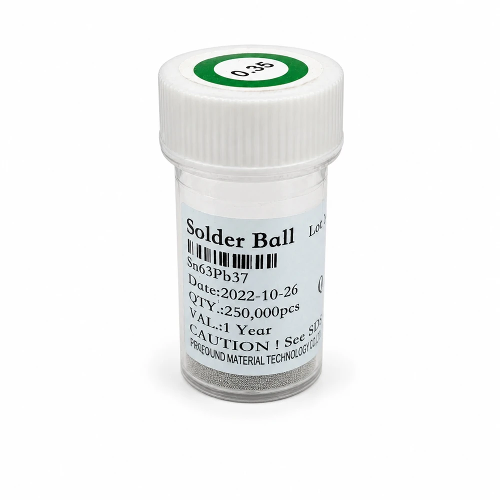 Pot boles soldadura amb plom 0,35mm 250.000 unitats per a soldadura BGA