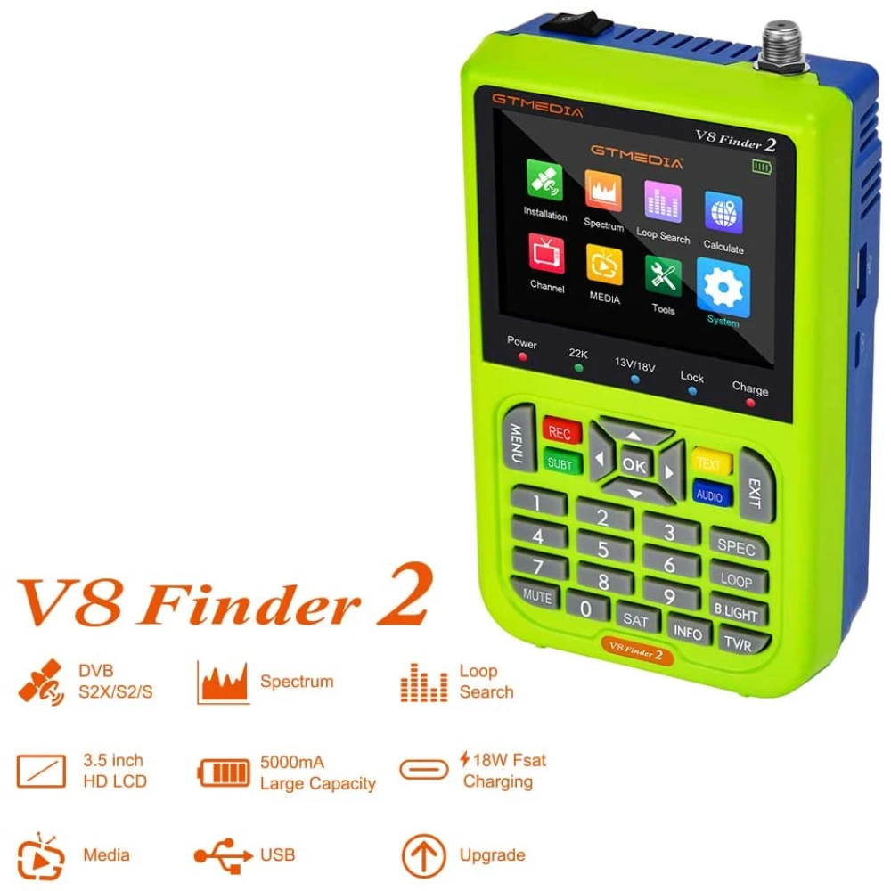 Buscador de satèl·lits Freesat V8 Finder HD DVB-S/S2
