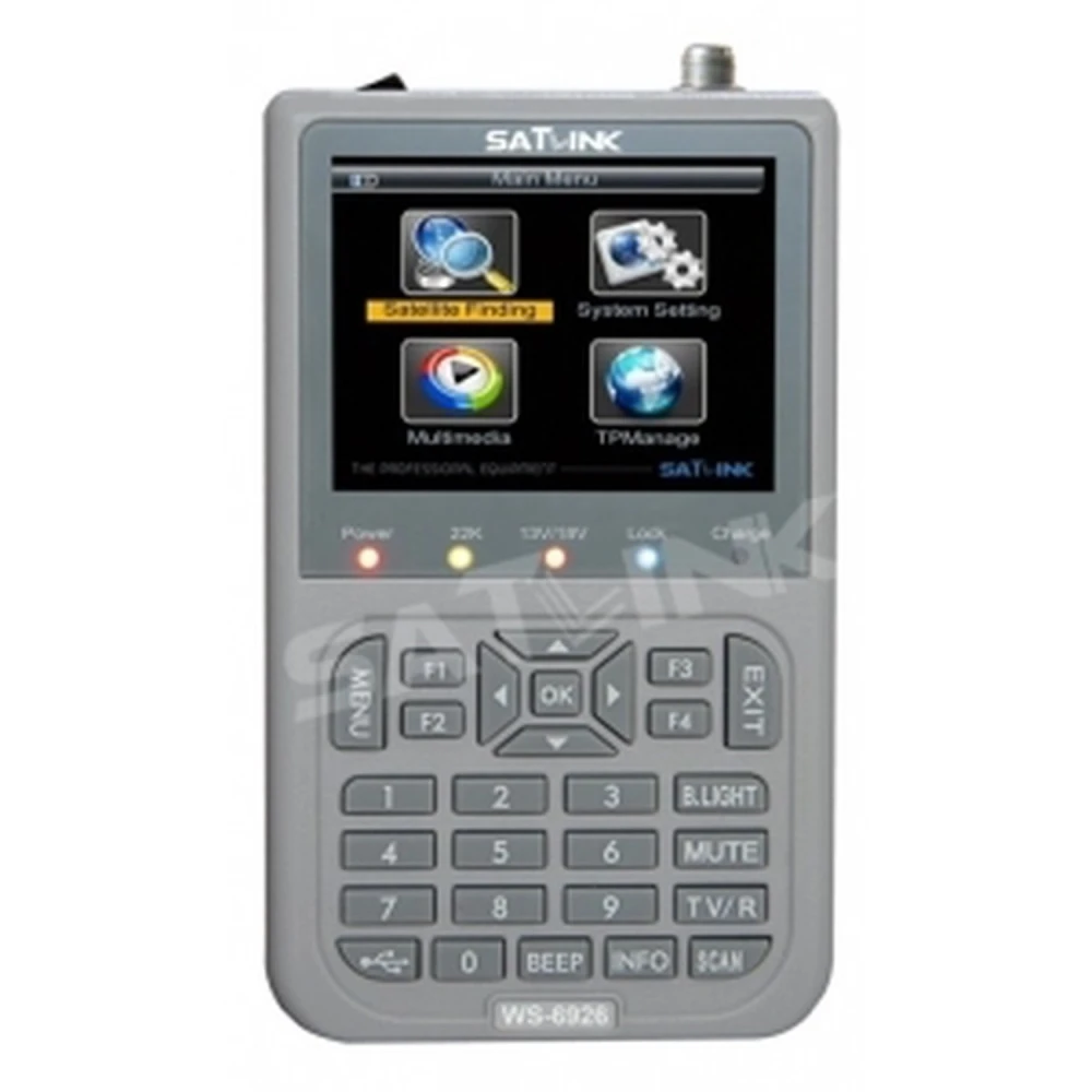 Buscador de satèl·lits Satlink WS-6926 HD DVB-S i DVB-S2 professional per a TV satèl·lit