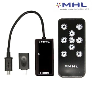 Cable adaptador MHL a HDMI amb comandament per a Galaxy S2, S3, S4, S5, Note 2 i HTC One