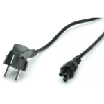 Enchufe Schuko de 90 grados en cable de alimentación para portátil