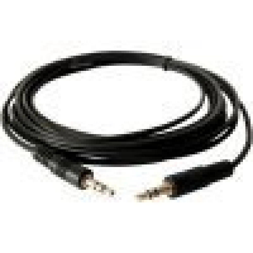 Cable àudio 3.5mm mascle a mascle 1.5 metres amb connectors daurats satkit