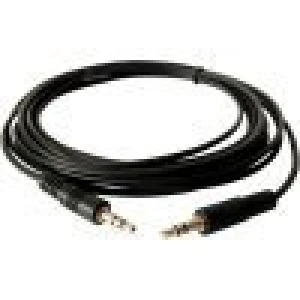 Cable àudio 3.5mm mascle a mascle 1.5 metres amb connectors daurats satkit