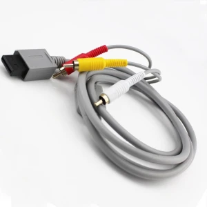 Cable AV Nintendo Wii de alta calidad para conexión de vídeo y audio