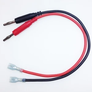 Cable banana 4mm a connector Faston 30 cm TL22036 d’Amass