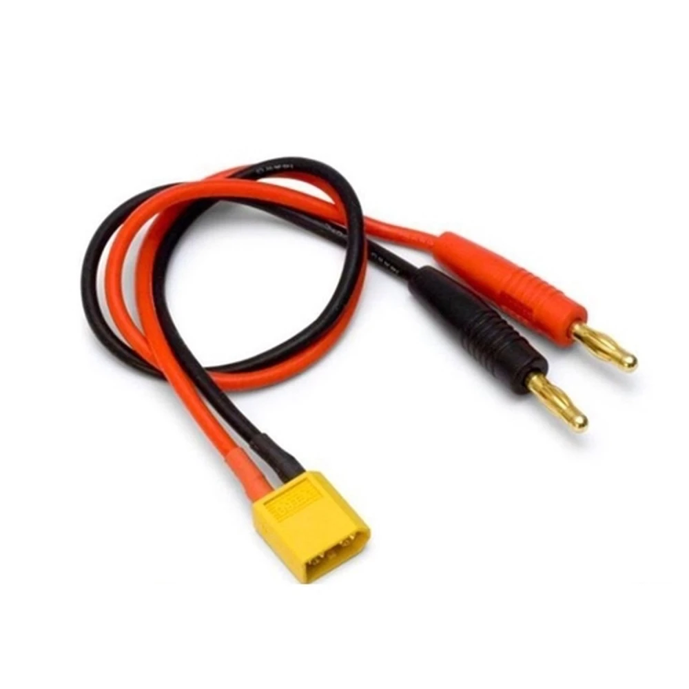 Cable banana 4mm a XT60 15cm per a bateria Amass