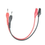 Cable banana a pinça cocodril Amass - cable de prova d'1 metre