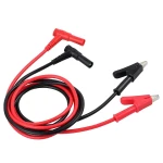 Cable banana a pinça de cocodril de prova 15A 4mm d'alta qualitat