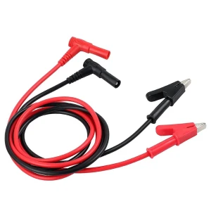 Cable banana a pinça de cocodril de prova 15A 4mm d'alta qualitat