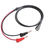 Cable coaxial RG58 BNC mascle a bananas amb connectors Amass de 140 cm