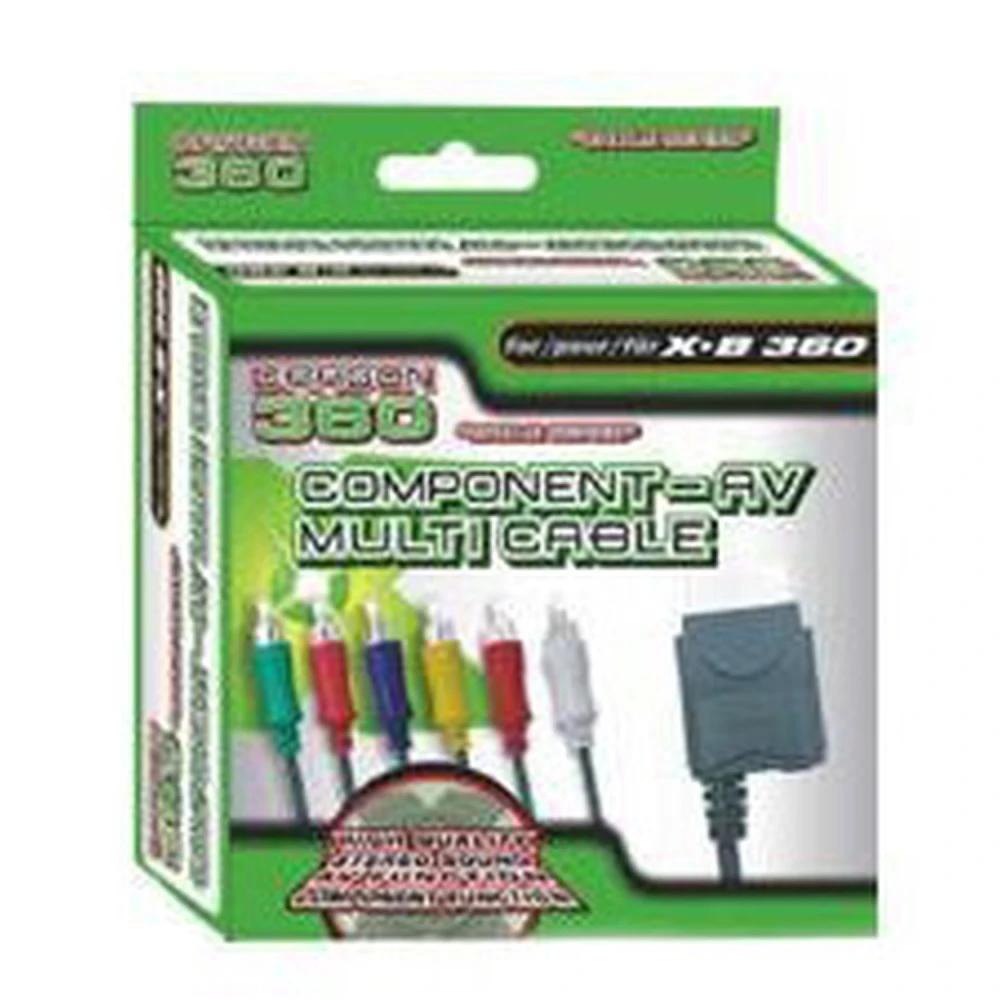 Cable Component AV Multi per a Xbox 360 - Qualitat de vídeo superior