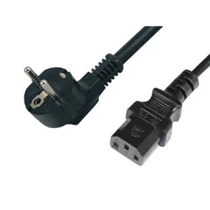Cable d'alimentació PC 10 metres amb connectors Schuko a IEC per a oficina i llar