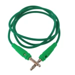Cable de prova banana mascle a mascle 4mm 1m verd 14AWG de silicona flexible