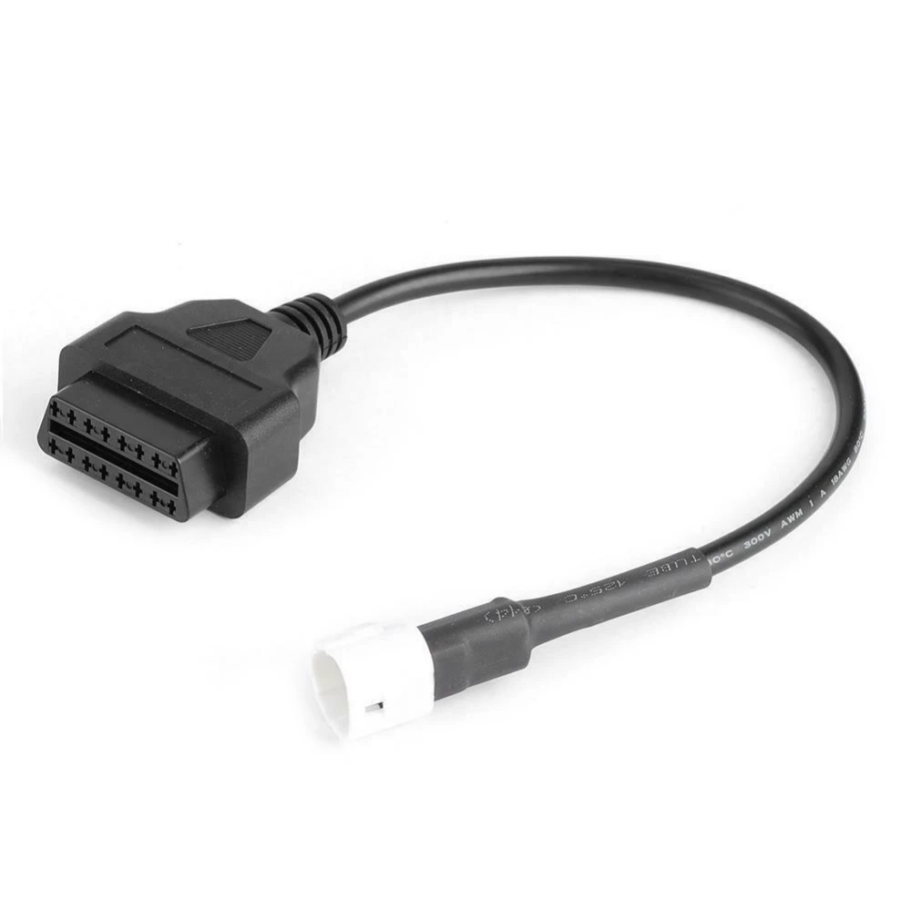 Cable diagnóstico para motos Yamaha con conectores 3Pin y 16 Pin