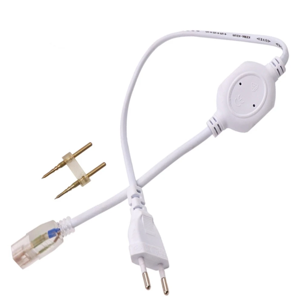 Cable d'alimentació per a tira LED 220V AC amb protecció IP65