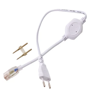 Cable d'alimentació per a tira LED 220V AC amb protecció IP65