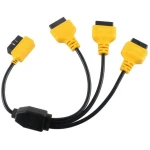 Cable extensió OBD2 1 a 3 Autool 50cm - adaptador splitter