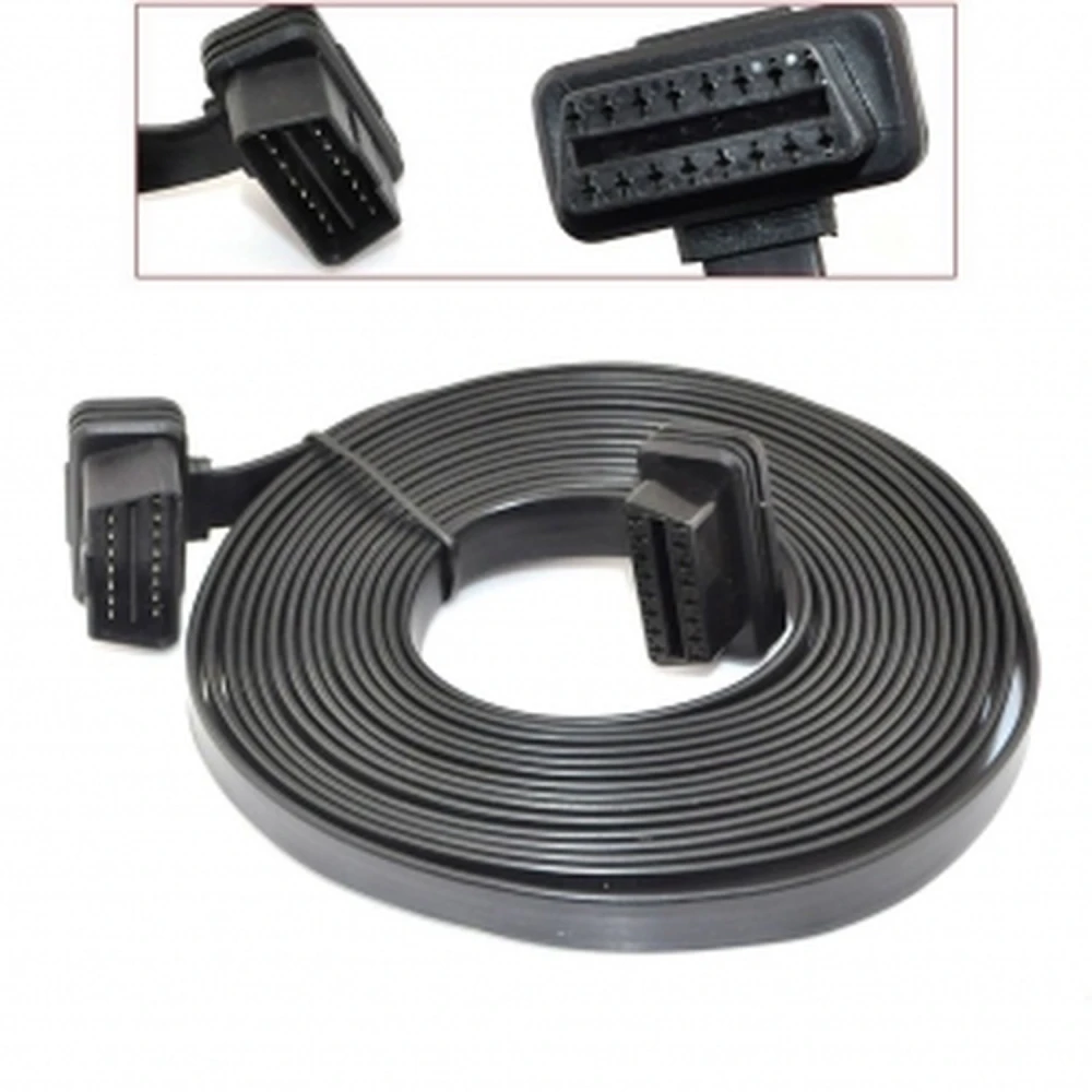Cable d'extensió OBD2 5m mascle a femella amb connector 16 pins per a diagnòstic