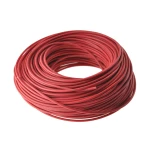 Cable flexible de silicona 12AWG resistent fins a 200º i 600V en color vermell
