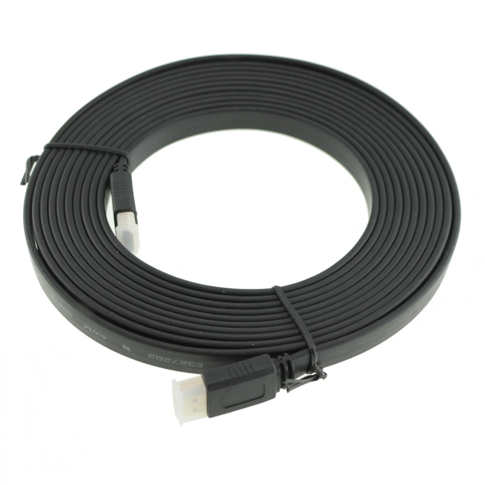 Cable HDMI pla de 5 metres per a PS3 i Xbox360 amb alta velocitat 1.4