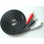 Cable jack 3,5 mm a 2 RCA d'alta qualitat 1.5m per a àudio