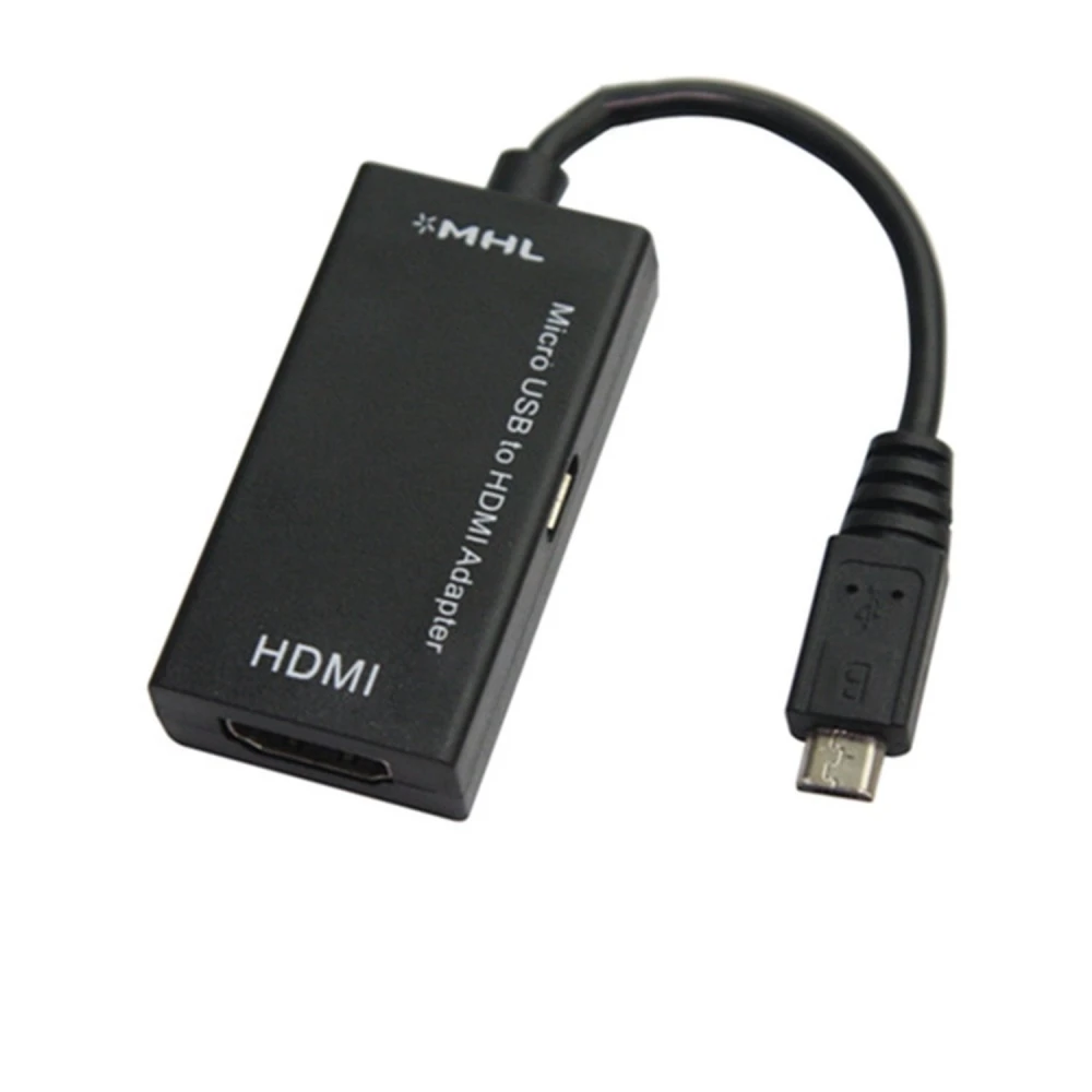 Cable MHL microUSB a HDMI per connectar el mòbil a la TV amb àudio i vídeo HD