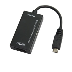 Cable MHL microUSB a HDMI per connectar el mòbil a la TV amb àudio i vídeo HD
