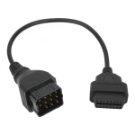 Conector 12pin macho y 16pin hembra del cable diagnóstico Renault