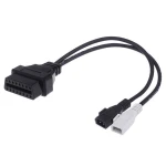 Cable OBD2 2x2 a 16 Pin compatible amb VW Audi Seat Skoda VAG Adaptador