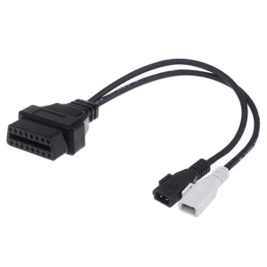 Cable OBD2 2x2 a 16 Pin compatible amb VW Audi Seat Skoda VAG Adaptador