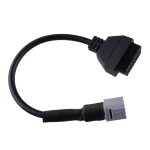 Cable OBD2 6 pins a 16 pins per a moto Suzuki compatible amb adaptador de diagnòstic