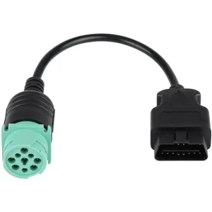 Cable OBD2 9 pins a 16 pins per a camió Cummins - Adaptador de diagnòstic professional