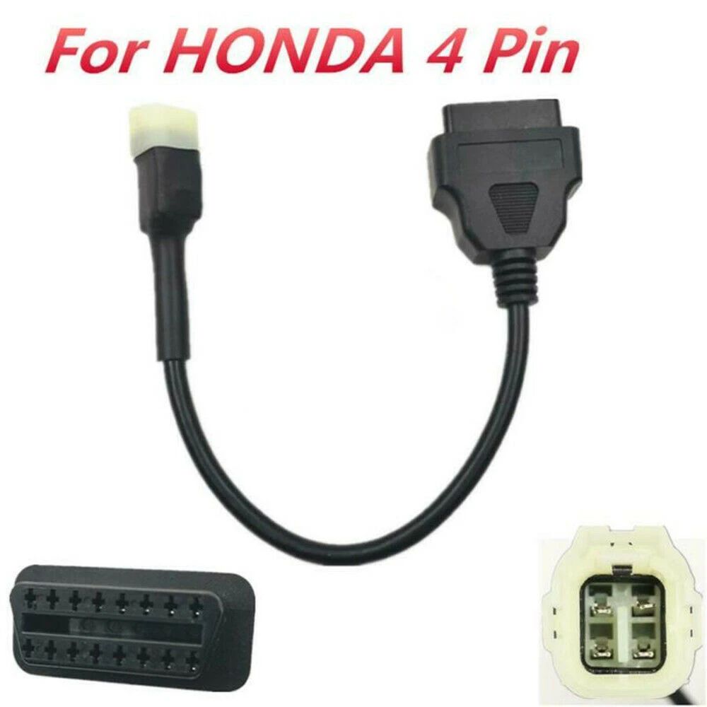 Cable OBD2 a 4 Pin per a Moto Honda - Adaptador Diagnòstic d'Alta Qualitat