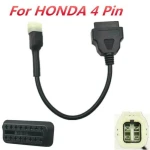 Cable OBD2 a 4 Pin per a Moto Honda - Adaptador Diagnòstic d'Alta Qualitat