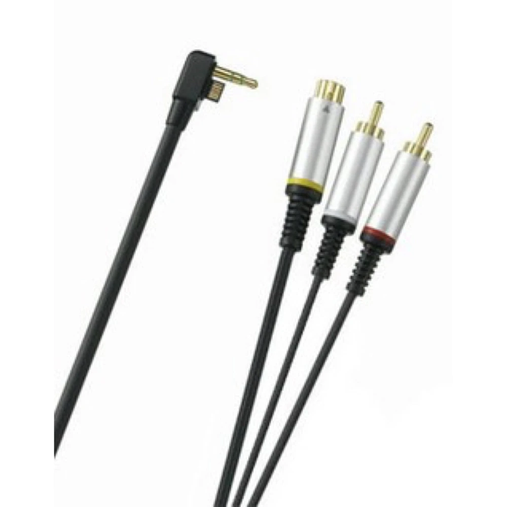Cable S-Video PSP 2000 Slim amb connectors daurats 24K per a TV