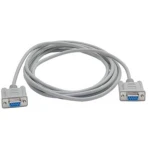 Cable sèrie null-modem 9 pins femella per a receptors satèl·lit Illusion, Galaxis i Kaon
