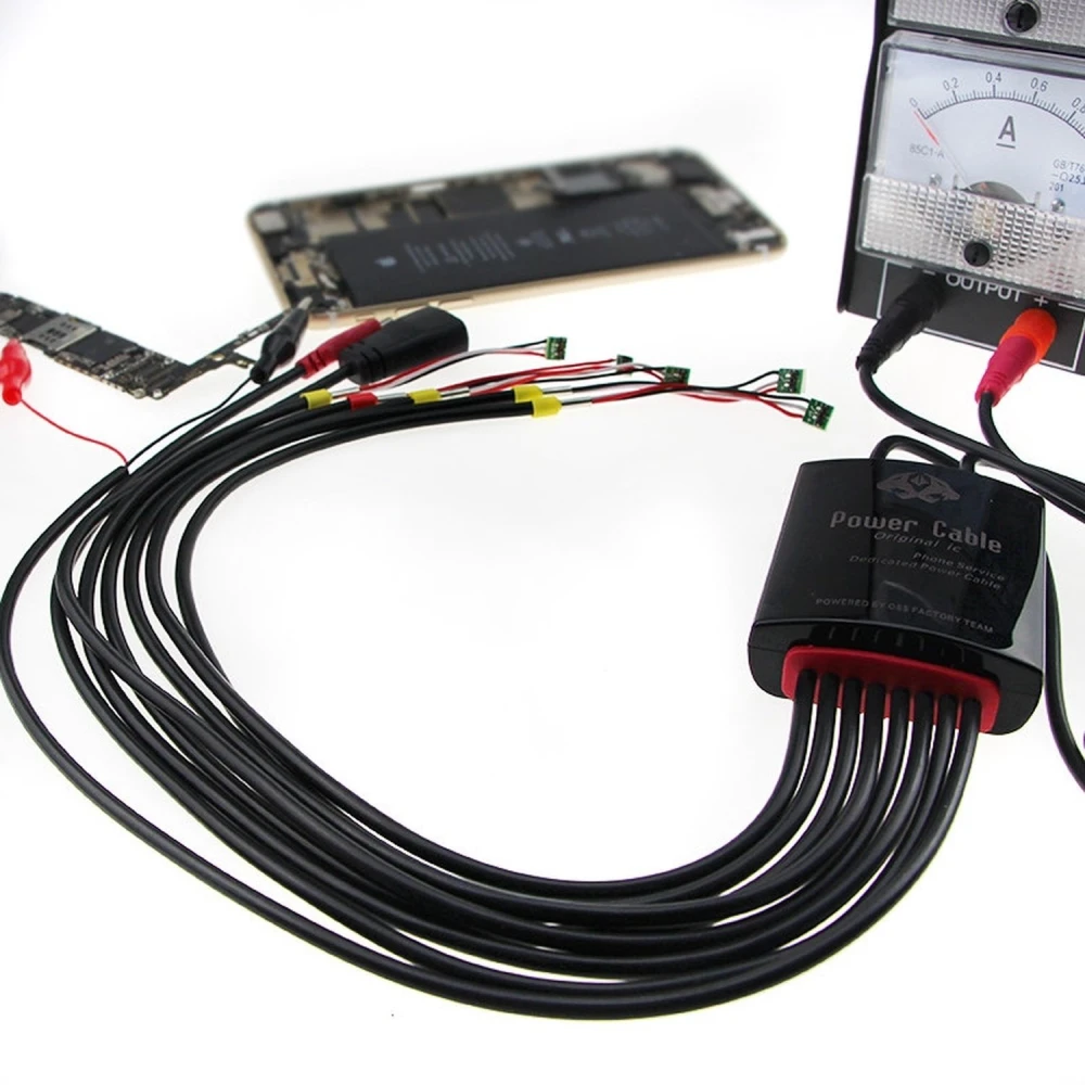 Cable de servei d'alimentació especial amb connectors bateria per a iPhone 7, 6S i Samsung