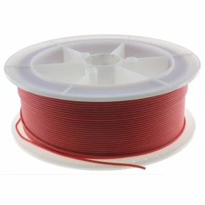 Cable de silicona 22AWG vermell resistent fins a 200º i 600V, flexible i segur