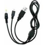 Cable USB de càrrega i dades PSP 3000 compatible PSP 2000 i PSP Slim satkit