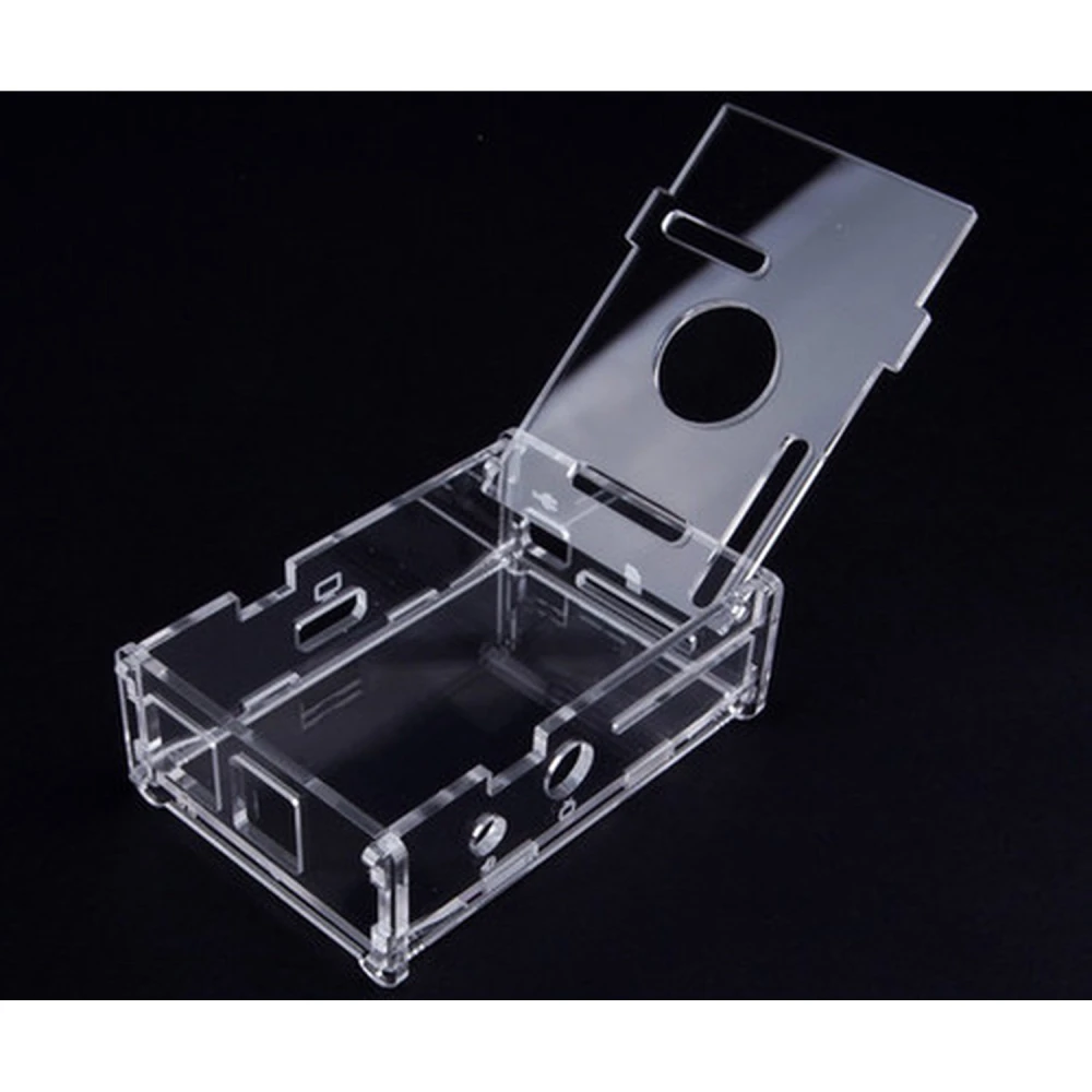 Caja Raspberry Pi sin tornillos con diseño desmontable y ranura para cable GPIO
