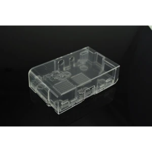 Caixa de plàstic transparent Raspberry Pi compatible amb models A i B