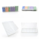 Caixa Suport Portapiles 10× 18650 Plàstic Transparent Gran Capacitat